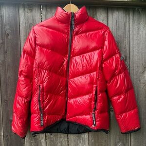 Polo Ralph lauren red puffer jacket
